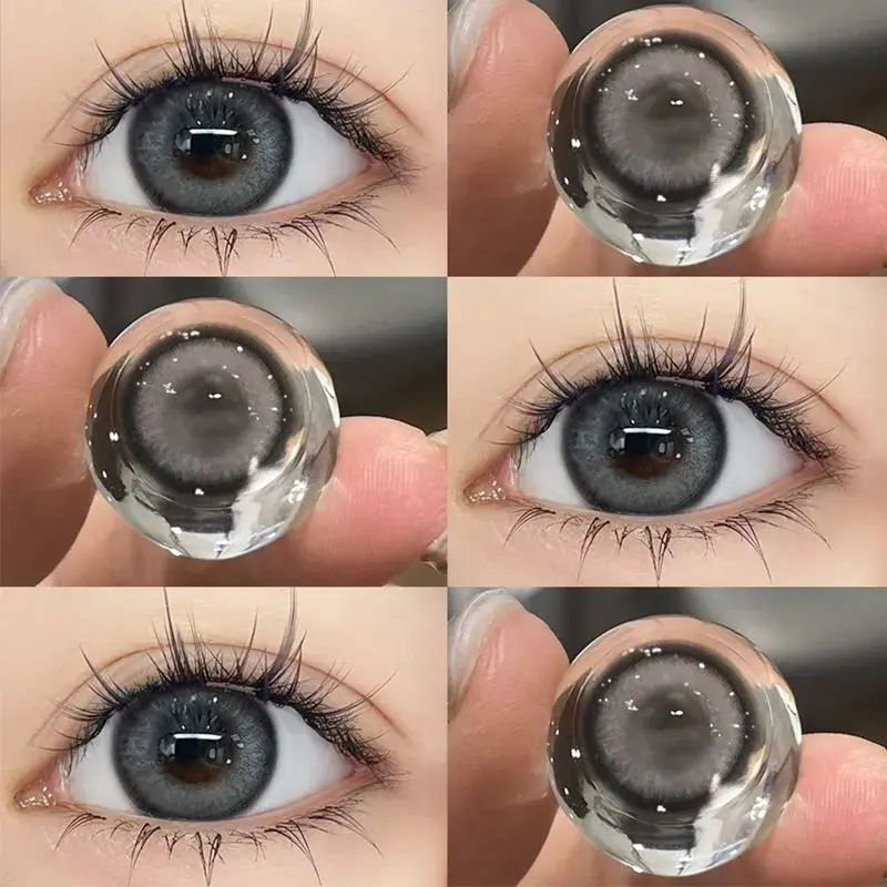 [Cod] 3 items combination pack (1 normal softlens 14. 20mm-14. 50mm + 60ml contact lens wash water + softlens case) 6