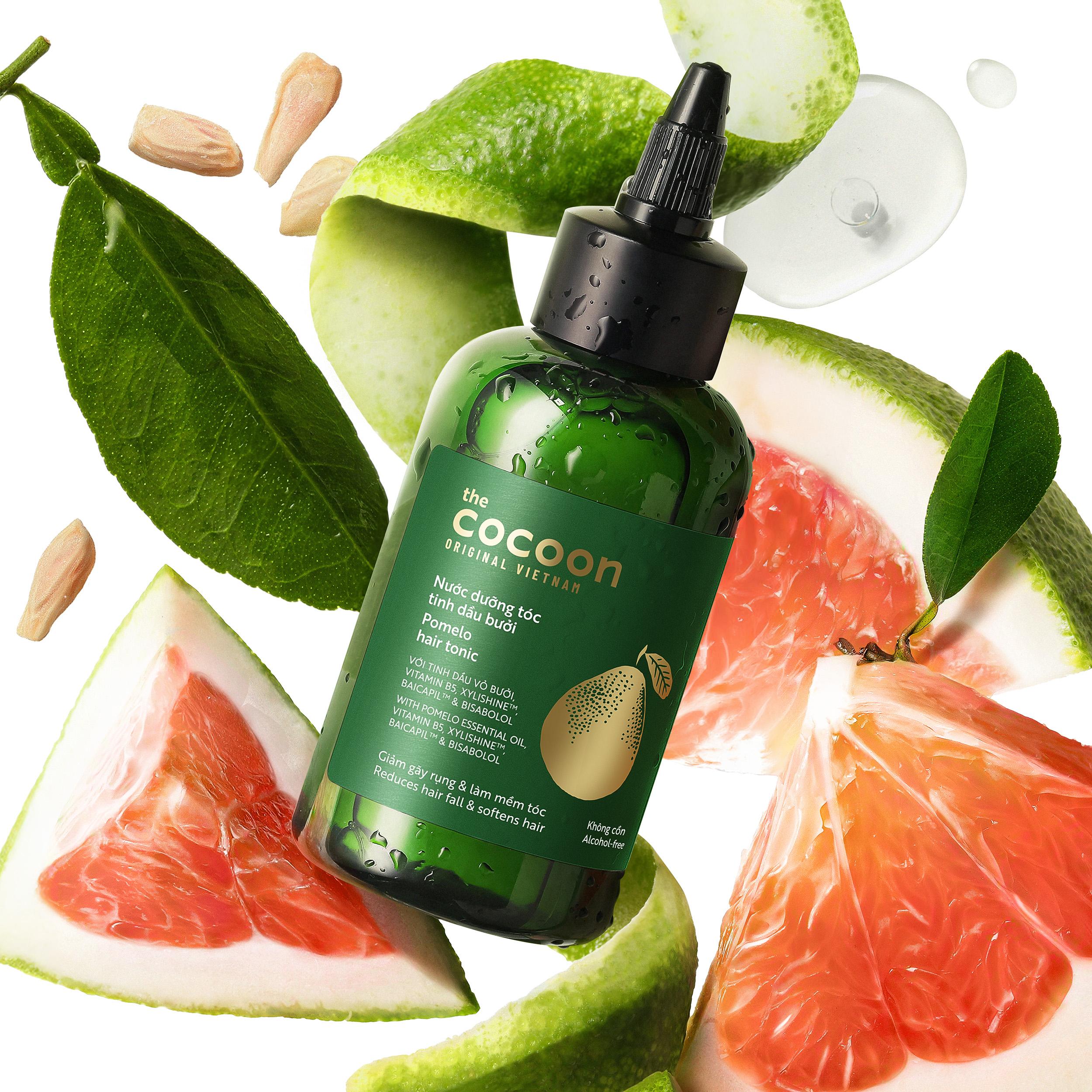 Hình ảnh COMBO 1 Nước dưỡng tóc tinh dầu bưởi Cocoon 140ml + 1 Hũ Cà phê Đắk Lắk làm sạch da chết cơ thể 200ml 4