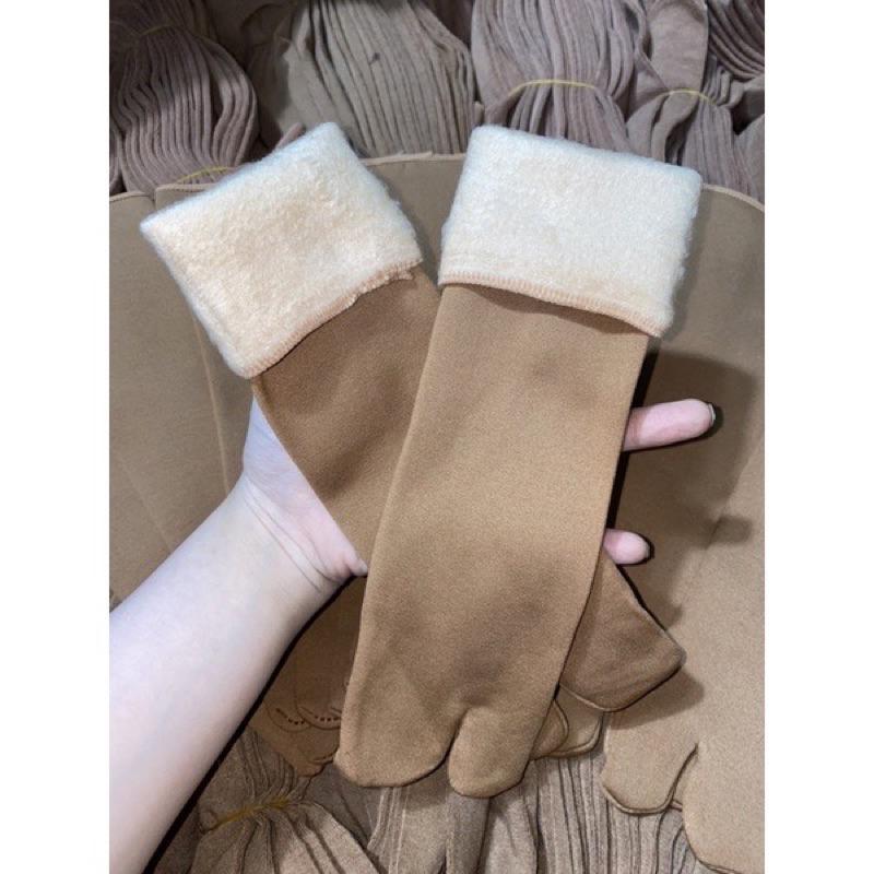 COMBO 5 đôi 10 đôi Vớ lông nhung Loại 1 lông mịn chống nắng ủ kem ngắn và dài -Bách Hóa Online