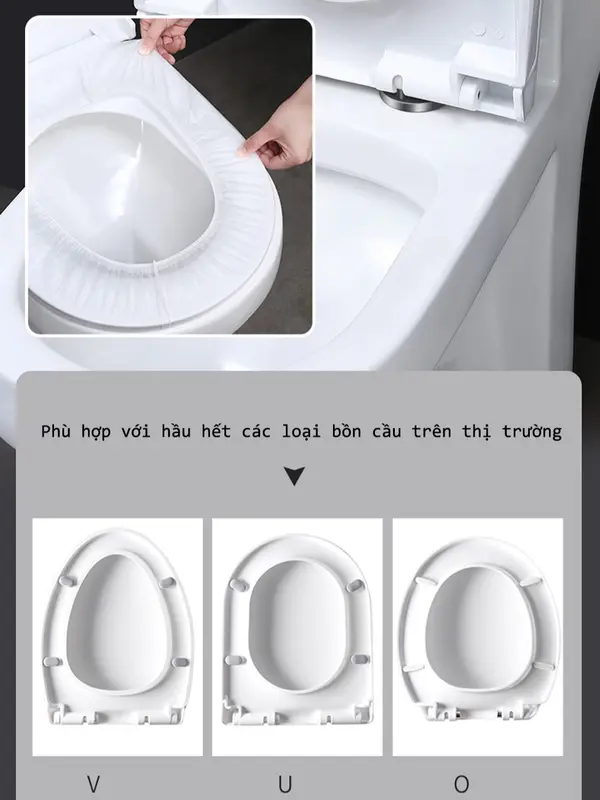 SET 10 MIẾNG LÓT BỒN CẦU, TOILET GIỮ VỆ SINH, AN TOÀN, TIỆN LỢI 7