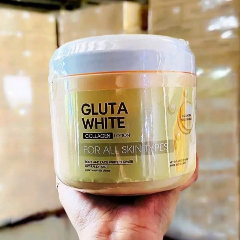 Kem Ủ Trắng Da Gluta White Thái Lan 600gr [Hỗ trợ làm trắng da toàn thân] Dưỡng Da Body Lotion Làm Đẹp Da 4