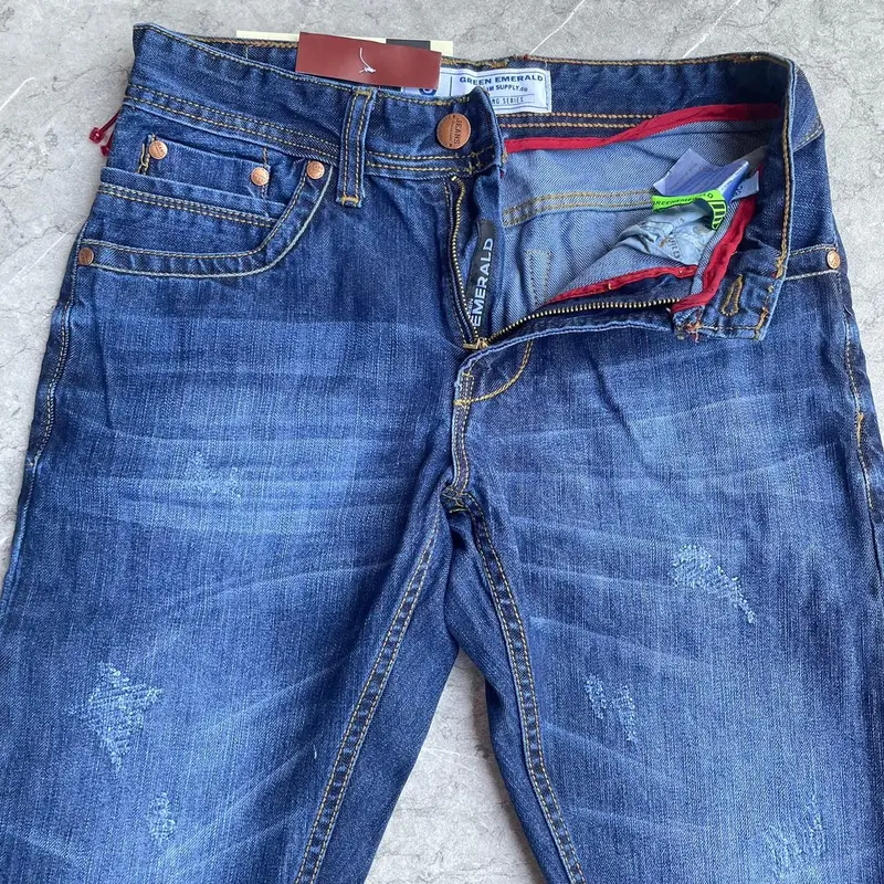 CELANA JEANS PRIA GREEN EMERALD ORIGINAL 1