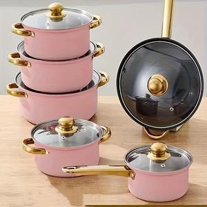 Non-stick Cookware Set, Including Pot & Pan & Steamer, Kitchen Cookware Set with Lid, Kitchen Cooking Utensils Set, Nonstick Cookware Set