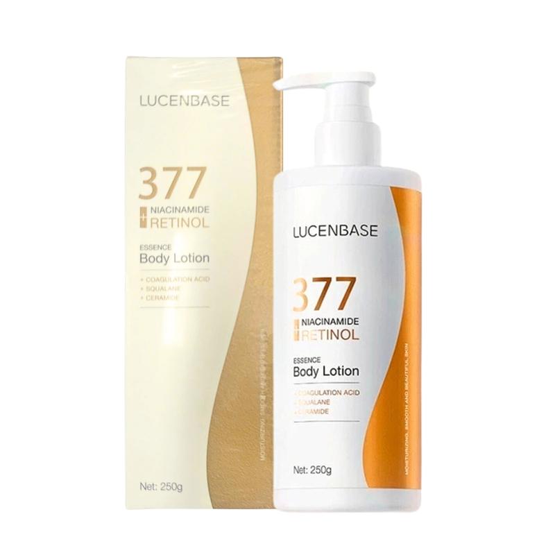 Sữa Dưỡng Thể Lucenbase 377 Niacinamide Retinol Essence Body Lotion 250g Hỗ Trợ Dưỡng Trắng Cấp Ẩm
