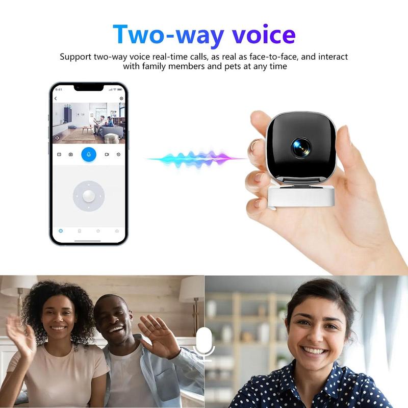 Product Introduction of Smart Home Security Camera, 2.4G WiFi Wireless Camera with Night Vision, Indoor Remote Camera, Portable Camera for Home Security, Camera Security 7