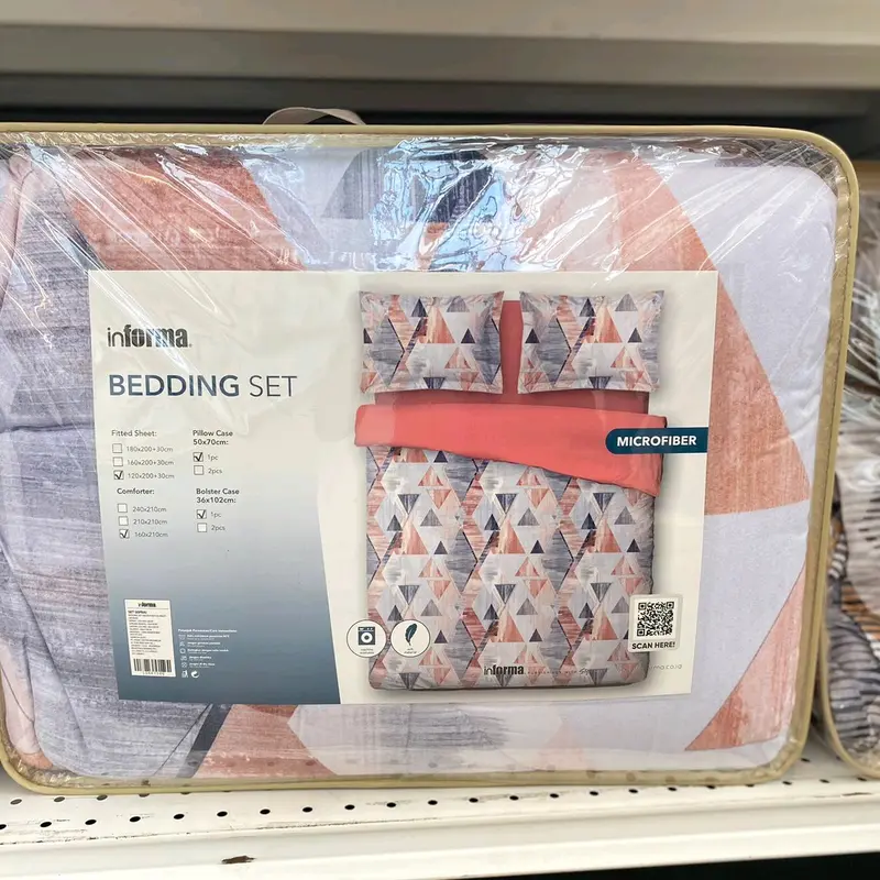 Bedding set Informa Microfiber (lengkap dg bedcover) 0