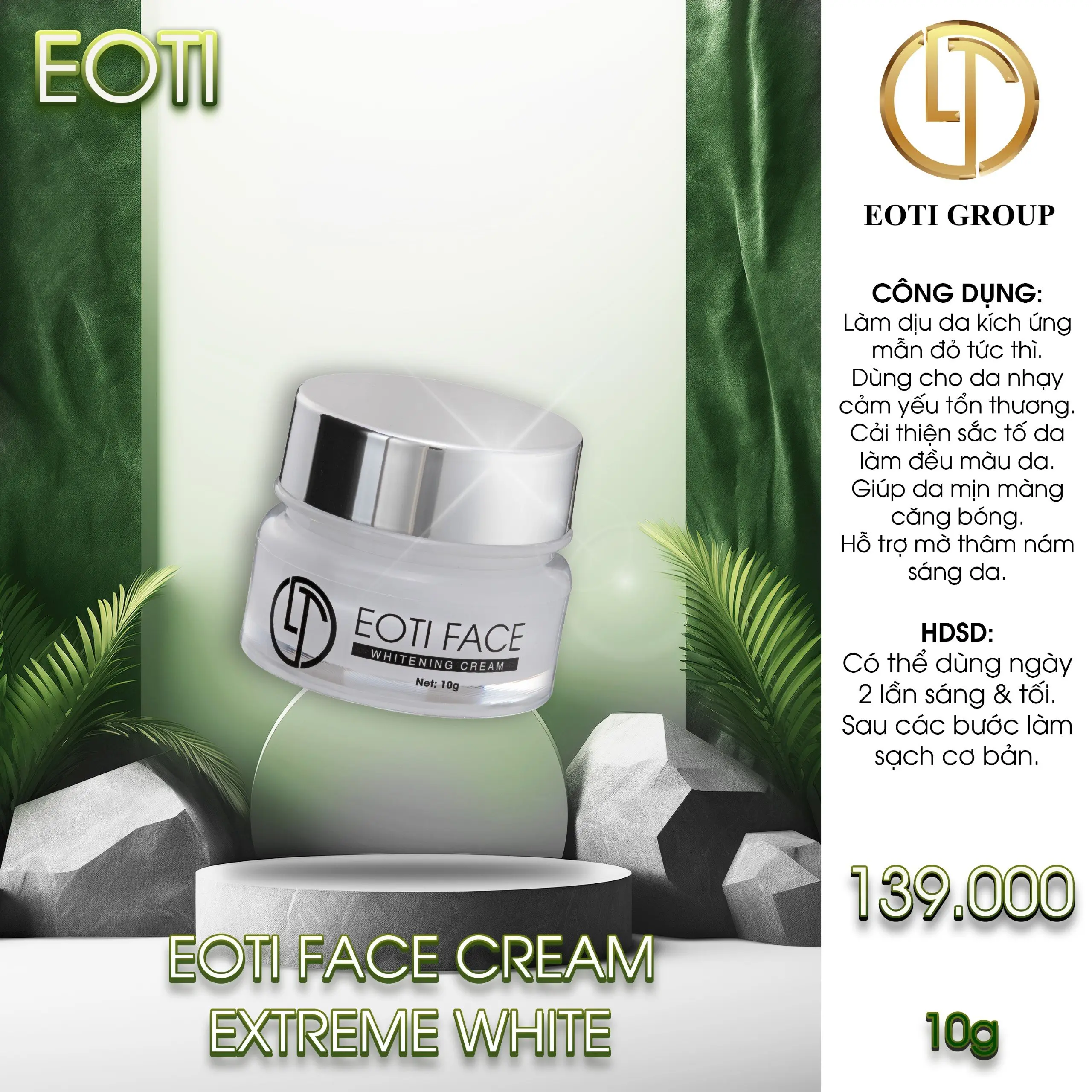 Kem dưỡng da mặt EOTI FACE Làm Đẹp Da Skincare Chăm Sóc Da
