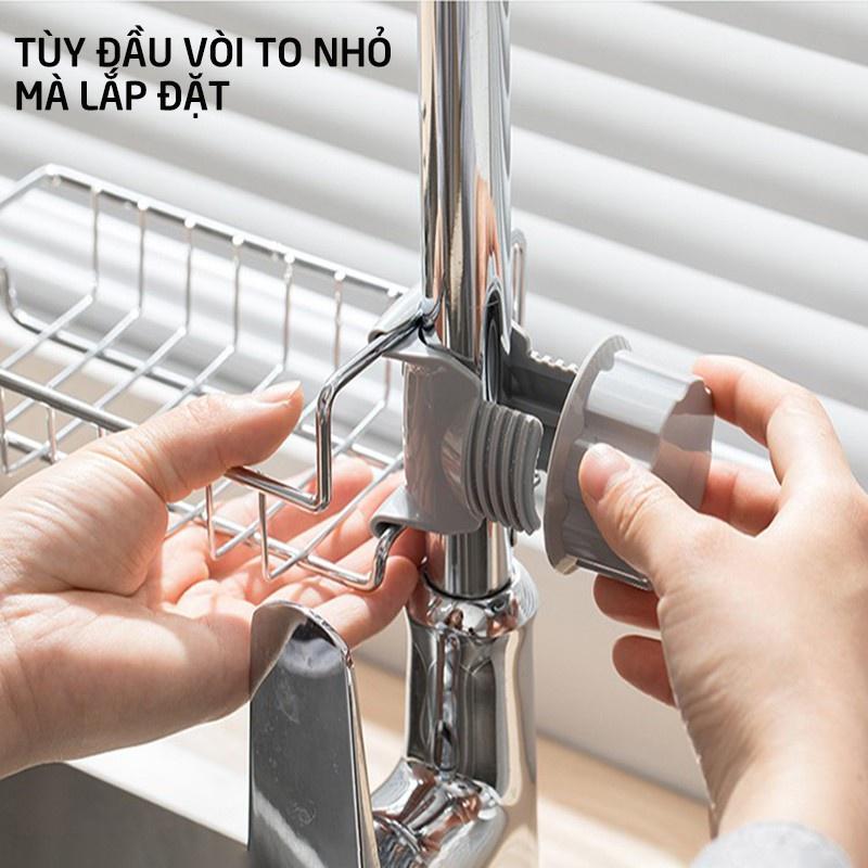 Giá Để Vòi Nước Nhà Bếp Giá Để Đồ Cho Bồn Rửa Giỏ Thoát Nước Bọt Biển Đồ Dùng Phòng Tắm Giá Để Đồ Phòng Tắm Không Cần Đục Lỗ