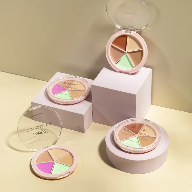 SANIYE [BPOM] Original Matte Concealer Makeup High Coverage 5 Warna Profesional Wajah Makeup R1179 8