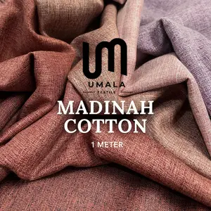 Kain Katun Madinah Fodu 1 Meter Premium Quality - Kain Katun Meteran