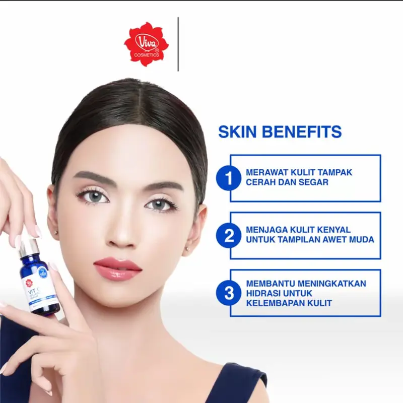VIVA GOLD SERUM WHITENING VITAMIN C COLLAGEN WITH TRIPLLE BRIGHTENING POWER 2% I 4% NIACINAMIDE AND COLLAGEN - 20ML 3