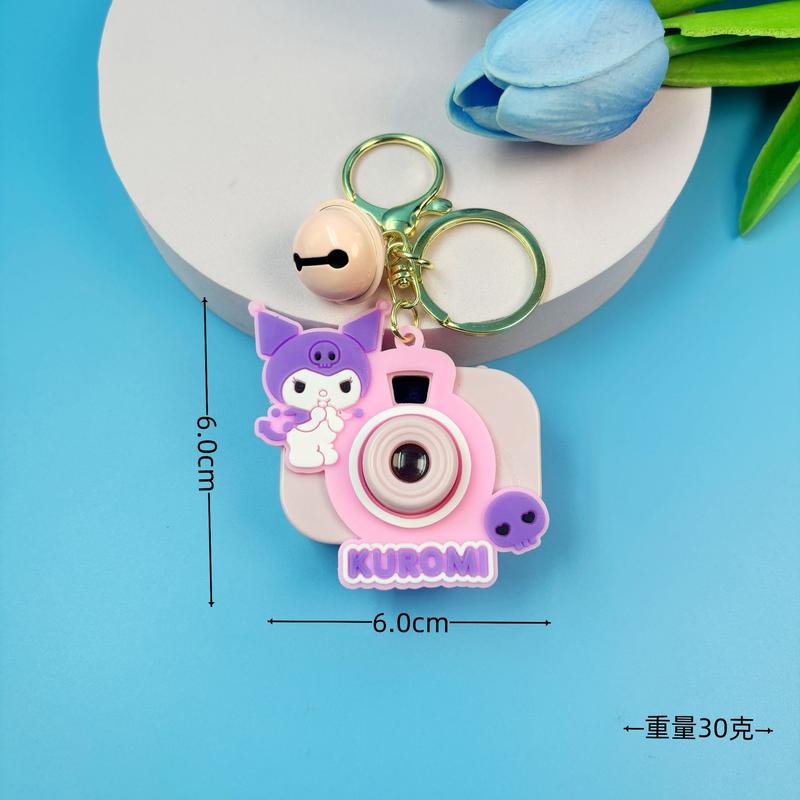 Dây Chuyền Chìa Khóa Máy Ảnh Chiếu Sanrio Kuromi, Thiết Kế Hoạt Hình, Thích Hợp Làm Quà Tặng Sinh Viên, Đồ Chơi Trẻ Em, Máy Lấy Phố Cắm, Quà Tặng Nhỏ 1