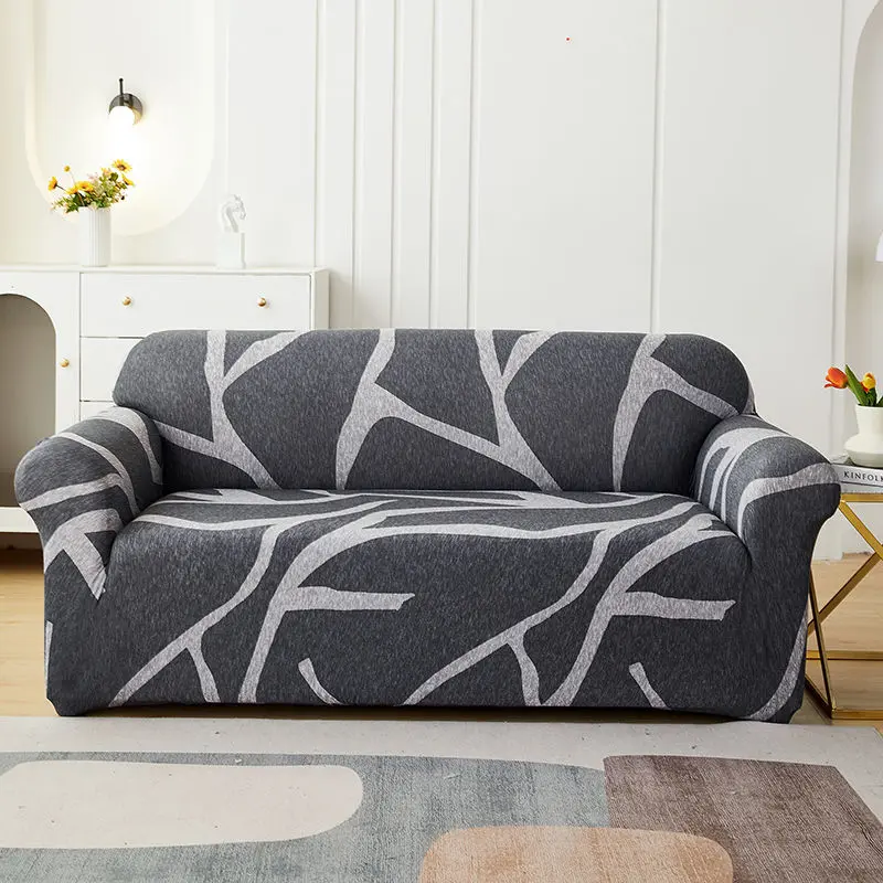 Bọc Ghế Sofa, Bao Gồm Tất Cả, Bọc Chống Bụi, Tùy Chỉnh, Co Giãn, Bọc Ghế Sofa, Bọc Kín, Không Trơn Trượt, Thích Hợp Cho Ba Người, Vợ Chồng Hoàng Gia, Đệm Sofa
