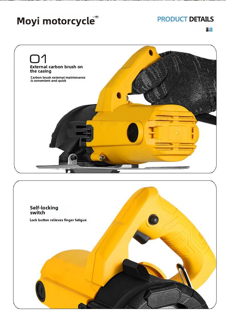 Product Introduction of Multifunctional Tile Cutting Machine Small Portable Woodworking High Power Electric Groover Stone Cutting Machine Stone Cutting Machine Slotting Machine Electric Tool 5