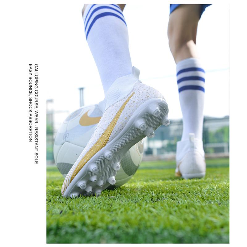 Product Introduction of High-Top Spike Professional Competition Training Soccer Shoes 9