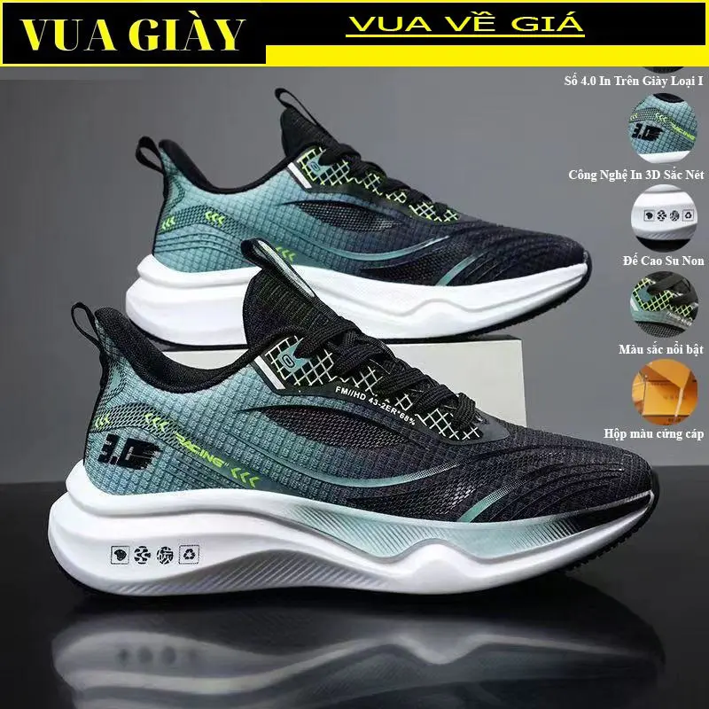 Giày thể thao nam VUA GIÀY chuyên dụng hot 2024 phù hợp các hoạt động thể dục, đi chơi chất liệu cao cấp êm chân, thoáng khí  GF69 Sneaker Sport
