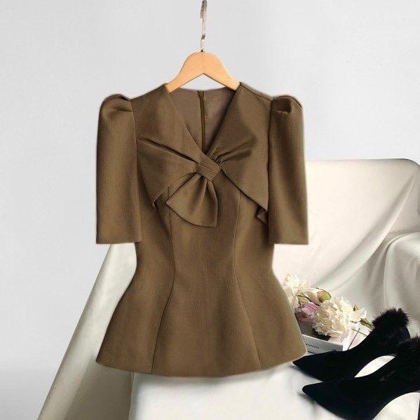 áo bigsize Tố Trinh cổ nơ siêu xinh