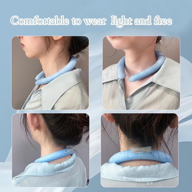 Product Introduction of Halter Ice Pack Neck Collar Summer Heatstroke Prevention Hanging Cooling And Sports Ice Bag Q9J6 33