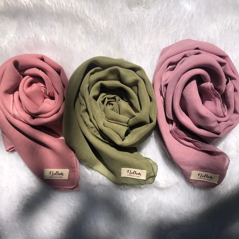 BELLA SQUARE BY NIDHASHIJAB (BELI 3 FREE SCRUNCHIE)  Segi Empat 3