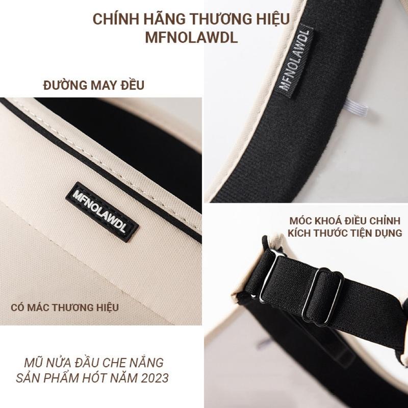 Mũ chống nắng rộng vành nửa đầu chống tia uv thời trang thể thao năng động đi biển đi du lịch (Loại cuốn được) MN002 Đội Đầu  Sport Phụ Kiện 2