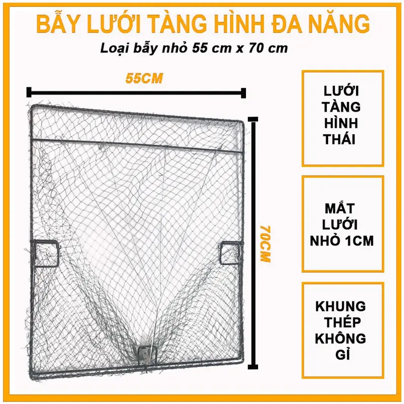 Lồng Lưới Tàng Hình Bẫy Gà, Bìm Bịp, Quốc, Chim Sẻ, Cò, Cuốc, Cút Rừng - Hiệu Quả 100% 2