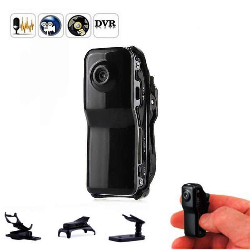 Máy ảnh bỏ túi mini, Máy quay Video, Thích hợp cho xe đạp và các môn thể thao ngoài trời, Máy ghi hình nhỏ, Máy quay Espia, với kẹp Giá đỡ, Micro PC Kamera, Miễn phí 2