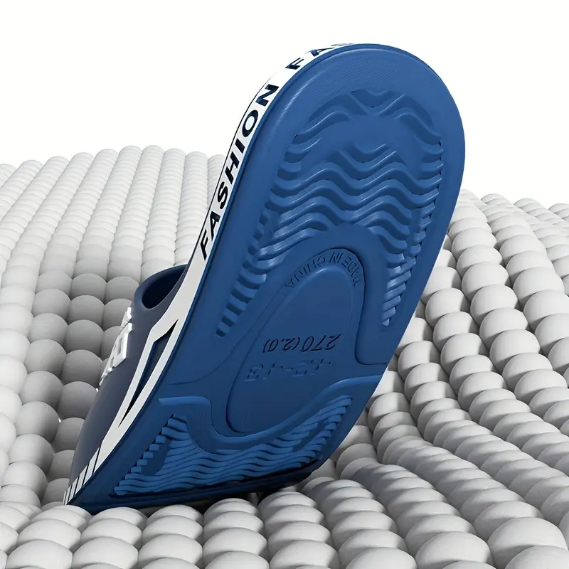 Ultra-Soft Fashion Thick Sole Slides - Couples' Sporty Beach & Home Sandals with "SPORT" Graphic Design, EVA Material, Comfortable Indoor/Outdoor Slippers 5