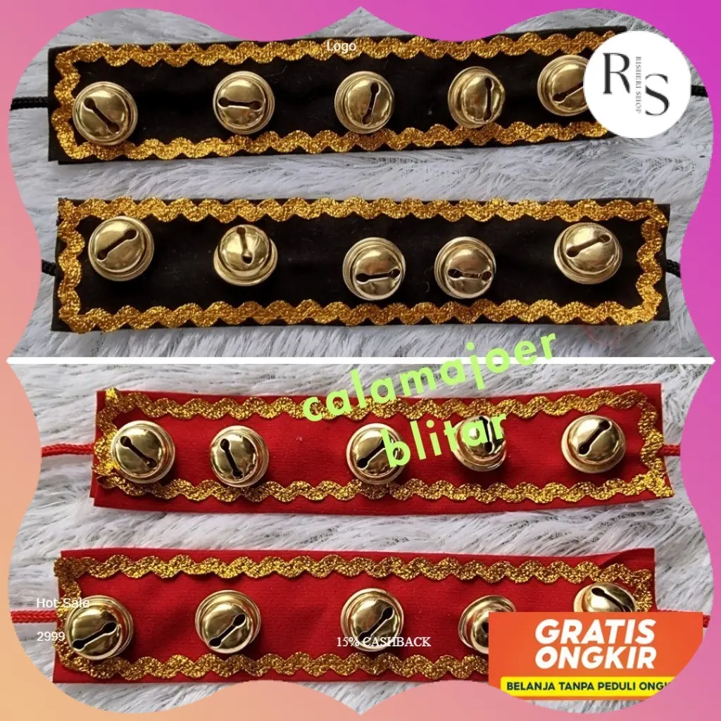 [STOK BARU] KLINTING CEPER BLUDRU || gelang kaki. krincing. krincing kaki. klinting murah. krincing murah. klinting jaranan COD Mainan Anak
