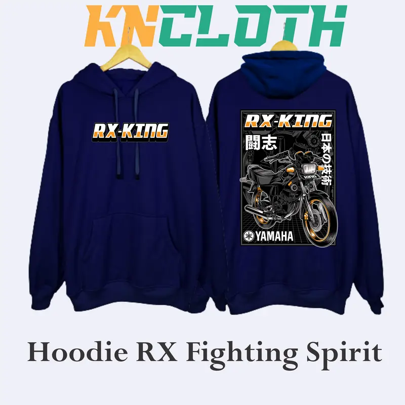 JAKET HOODIE RX-KING FIGHTING SPIRIT MARKERCLOTH PREMIUM EDITION FREE GIFT MINIGRAM EMAS BIG SIZE (M,L,XL,3XL,4XL,5XL) Custom Fleece 3
