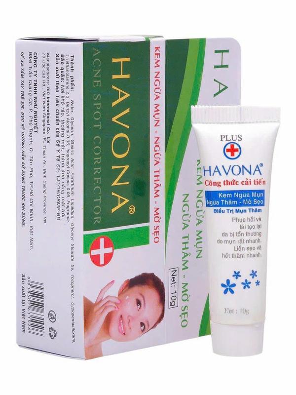 Kem Mụn Thâm Mờ Sẹo Havona 0