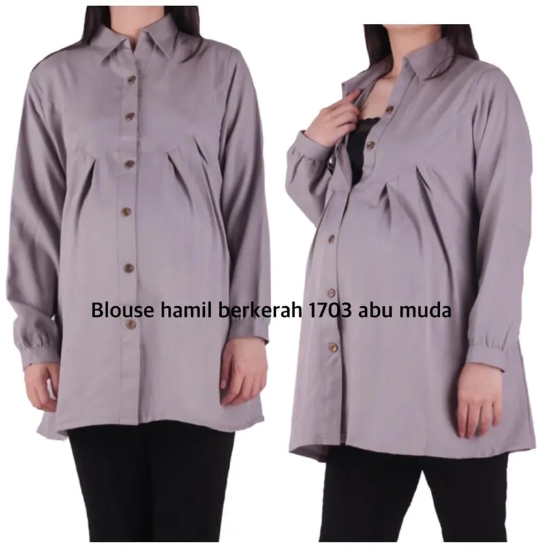 Blouse Hamil Atasan & Menyusui Kerja 1703 5