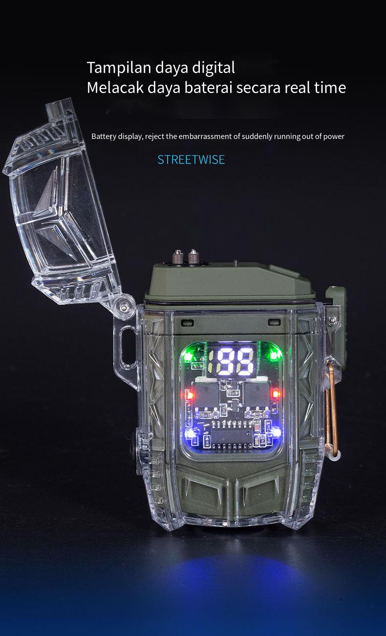 Product Introduction of <Pengiriman Lokal>Tongkol Membawa Rantai Kunci Cahaya Darurat Lampu Portabel Rechargeable Senter LED 7