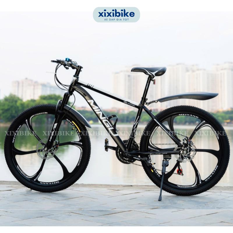  Xe đạp thể thao 26inch MINGU XIXIBIKE VÀNH ĐÚC - Phuộc đen chống rỉ giảm sốc - Tặng Bộ quà phụ kiện xe đầy đủ 