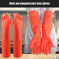 Gambar 【Apligod】Sarung Tangan Dapur Panjang Trending Sarung Tangan Karet Panjang Latex Serbaguna Panjang 38cm - Red-FL38-M dari Apligod Kota Bekasi 1 Tokopedia