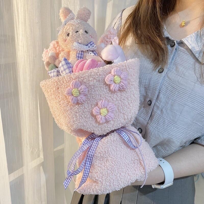 Buket Boneka Kado Paket Paper Bag Lampu Tumblr 7