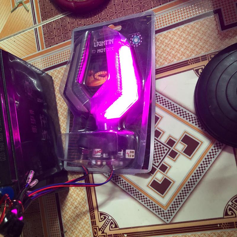 [1 đôi] Xi nhan chữ Z Trung quốc led đuổi audi gấp khúc cho xe điện 12v xi  nhan