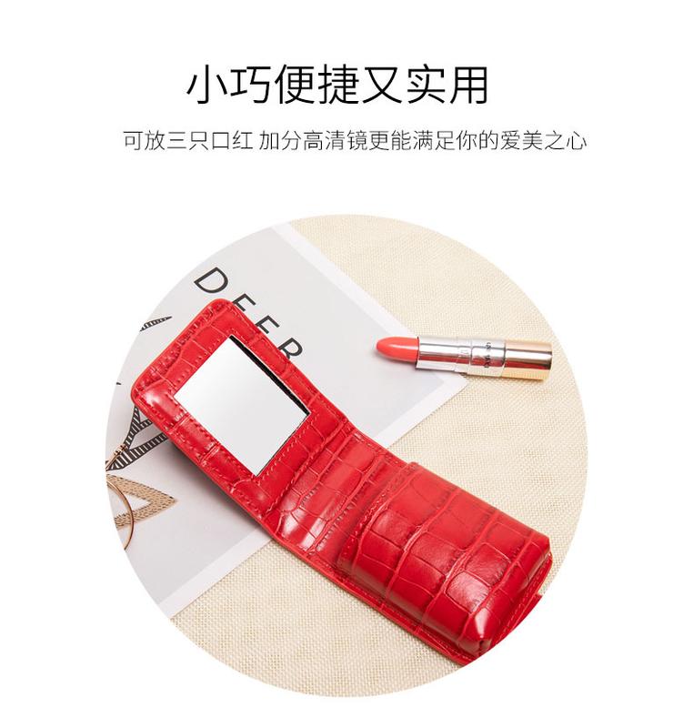 Product Introduction of Make Up Bags for Women Lipstick Cosmetic Bag with Mirror Travel Makeup Bag PU Mini Toiletry Organizer Pouch Storage косметичка 1