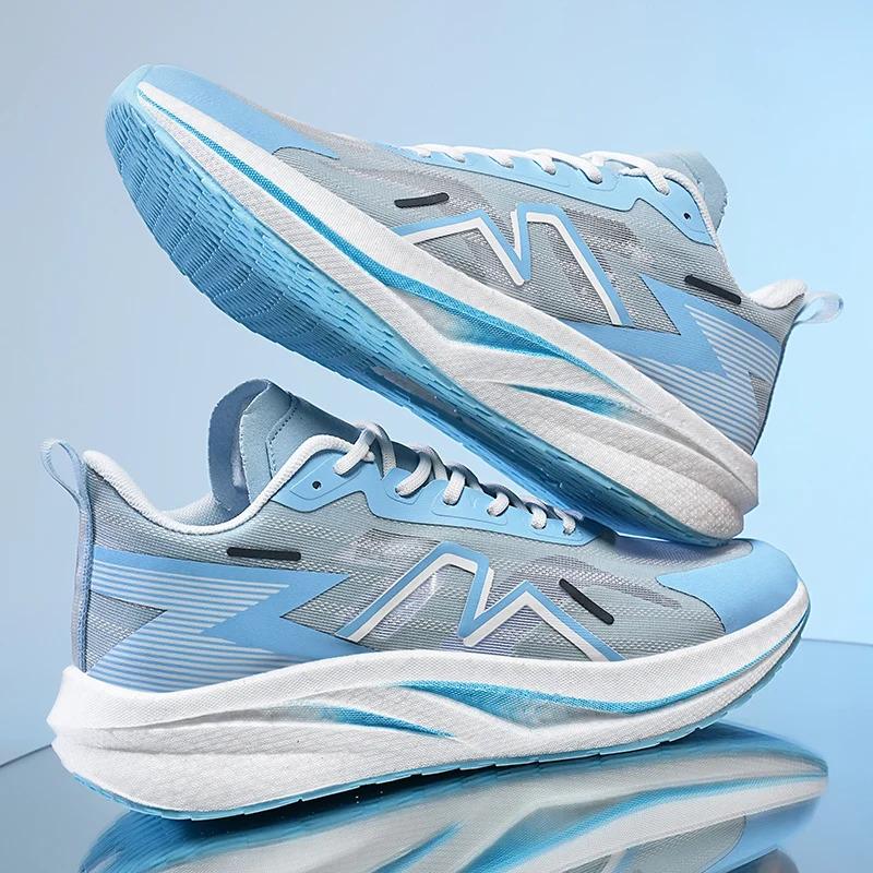 Low MOQ  Custom Men Lightweight Casual Sports Shoes Blank Mesh Breathable Women Fashion Running Walking Sneakers Runner Trainers_voghion.com