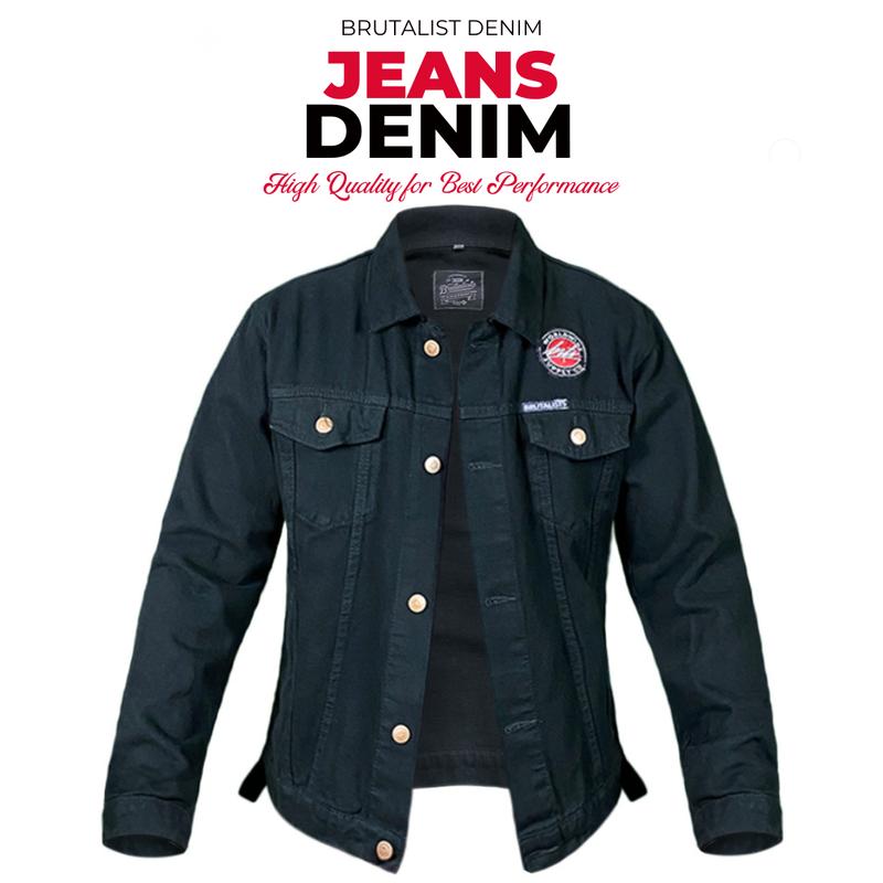 Product Introduction of Jaket Jeans Pria Denim Jacket Distro Full Printing Motif Polos 1