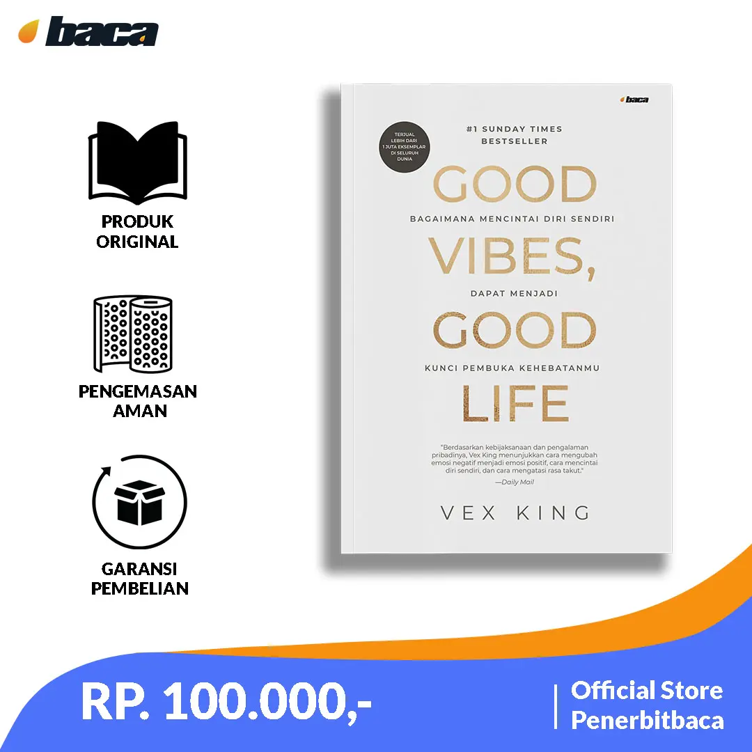 Buku Good Vibes, Good Life - Vex King