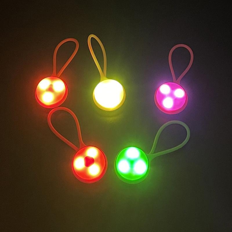 Outdoor Silicone Backpack Warning Light Mini Bicycle Light For Night Riding Easily Bicycle Safety Light Rear LED Taillight For Cycling #471419 1