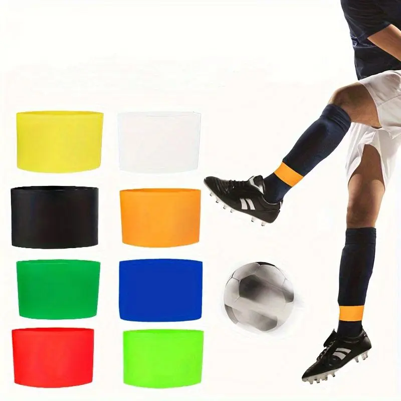 Silicone Shin Guard, 1 Pair Training Strap, Anti Slip Socks, Sports Leg Guard, Silicone Sleeves for Basketball and Football Training Accessories