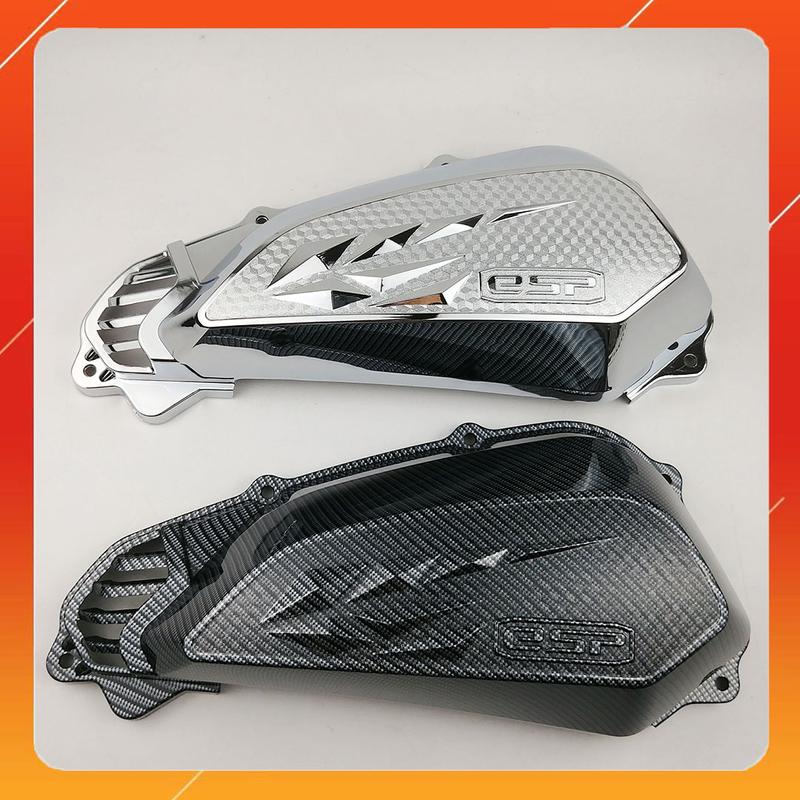  Ốp bầu gió xe Sh Mode năm 2020 2021 2022 2023 2024 2025 xi inox carbon chụp bảo vệ pô e Sh Mo nữ đời mới phụ kiện trang trí 