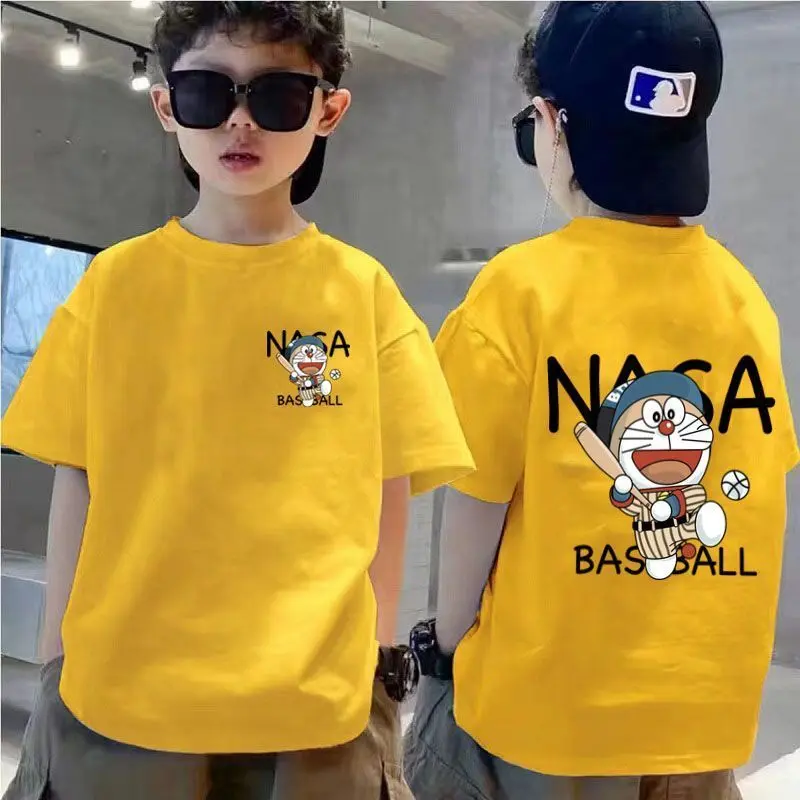 Áo Thun Ngắn Tay Cho Bé Trai, Quần Áo Trẻ Em, Áo Phông Mới 2024, Cho Bé Trai, Quần Áo Mùa Hè, Thích Hợp Cho Trẻ Trung Và Lớn, Làm Bằng Bông, Áo Sơ Mi Lớp Nền