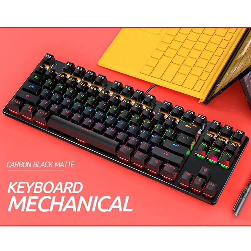 Keyboard Gaming Mechanical RGB DIJAMIN TERMURAH keyboard  creamy 4