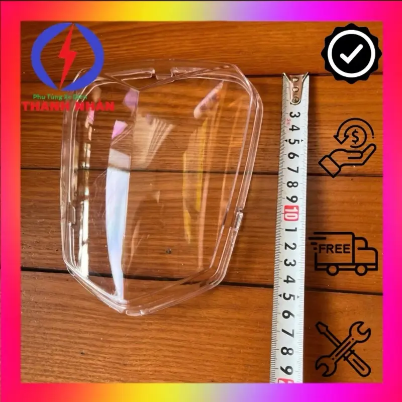 Mặt Kính Đèn Pha Xe Đạp Điện Cap A2, A3, A9, A+. As, Pega, Hk bike, Fuji, Nijia..Phụ Tùng Xe Điện 2