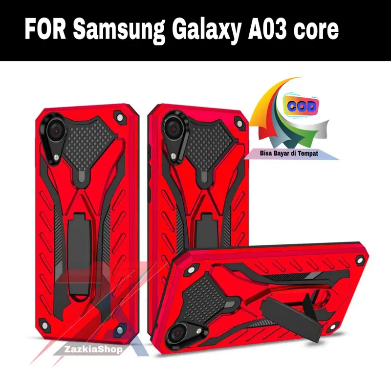 FOR ( SAMSUNG GALAXY A03 CORE) casing/hardcase Phantom Robot Kick Standing biru case 6