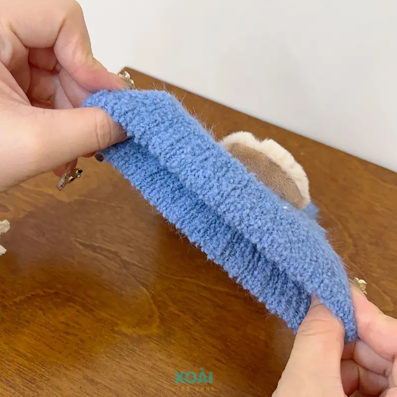 Găng tay Len Dệt Kim Cho Bé 4-12 Tuổi Đính Thú Cưng Dễ Thương Dày Dặn Ấm Áp Vào Mùa Đông - GT010 2