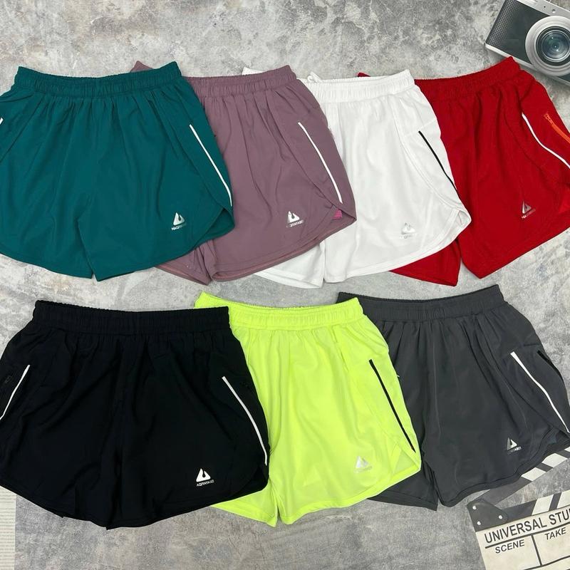 Quần Đùi Tập Gym Nữ Big Size Từ 55kg~100kg, Quần 2 Lớp, Có Lớp Bảo Hộ Bên Trong Tiện Lợi Sport