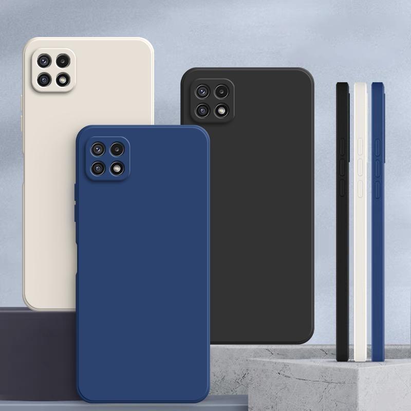 เคส Samsung A22 5G, เคสซิลิโคนกันกระแทกสีทึบ, การออกแบบที่เรียบง่าย, เหมาะสำหรับ Samsung A22 5G, YT